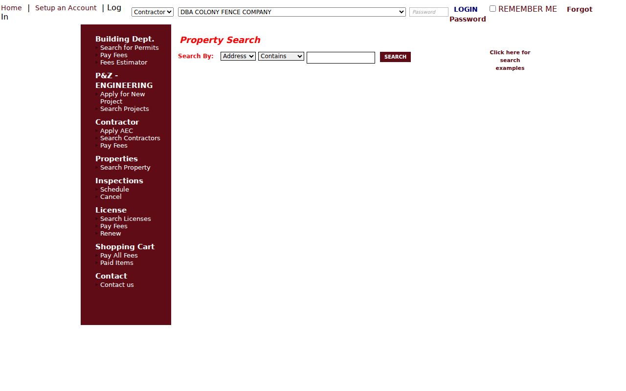 Harrison residents directory eTRAKiT parcel search